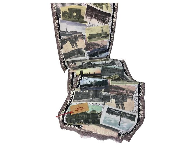 Chal de seda Vivienne Westwood Multicolor