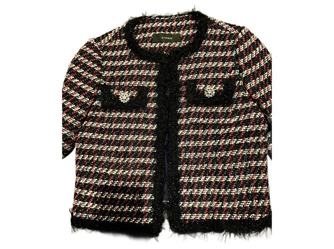 Giacca in tweed nera Uterque Nero