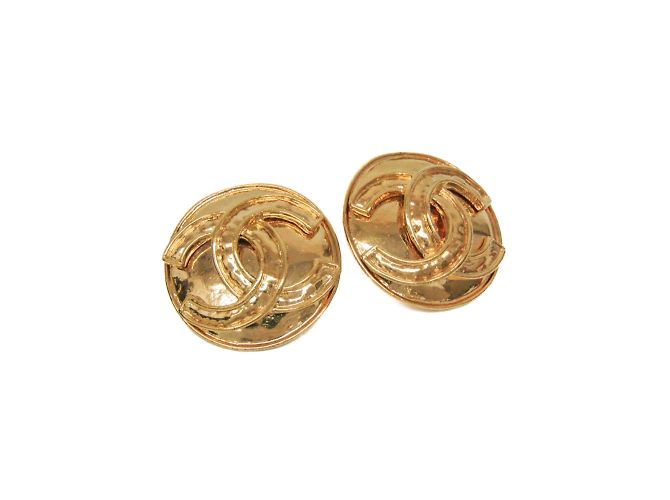 Timeless Orecchini vintage a clip COCO di Chanel D'oro