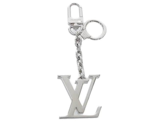 Louis Vuitton Porto Cle Initial LV M65071 Key Ring Silvery  ref.1993169