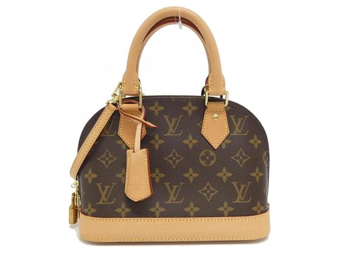 Louis Vuitton Monogram Alma BB M53152 Handbag Brown Patent leather  ref.1993292