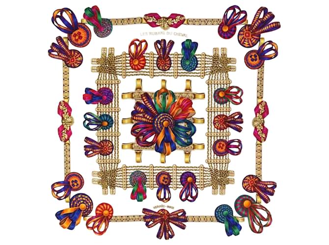 Hermès Carré 90 Multiple colors Silk  ref.1994033