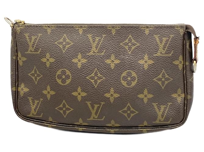 Louis Vuitton Pochette Accessoire Brown Cloth  ref.1994178