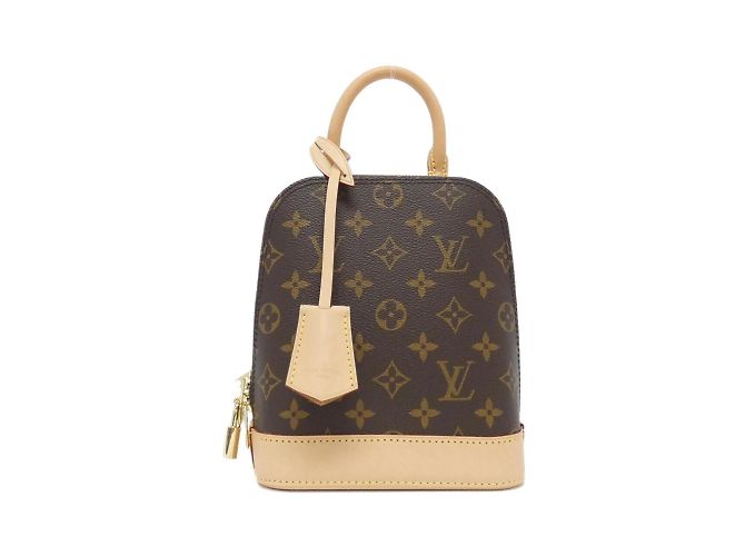 Mochila Alma Monogram Louis Vuitton M47132 Castaño Monograma
