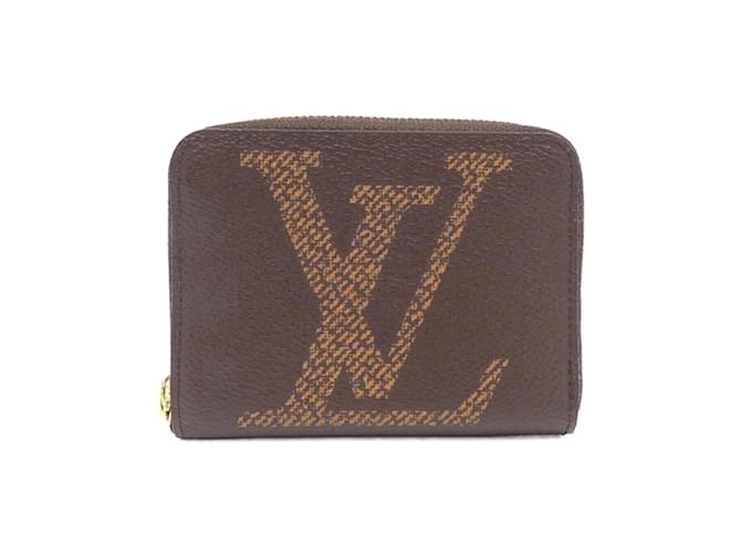 Louis Vuitton Monogram Giant Zippy Coin Purse Brown Patent leather  ref.1994714