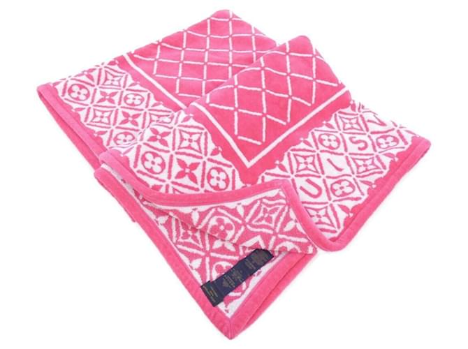 Louis Vuitton Beach Towel Monogram Flower Tile Cotton  ref.1994904