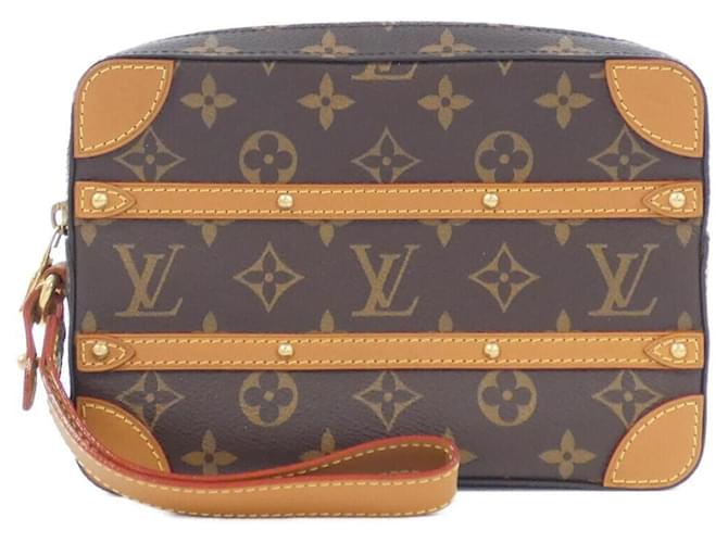Louis Vuitton Monogram Soft Trunk Posh M44779 Marrom Monograma Couro envernizado  ref.1994921