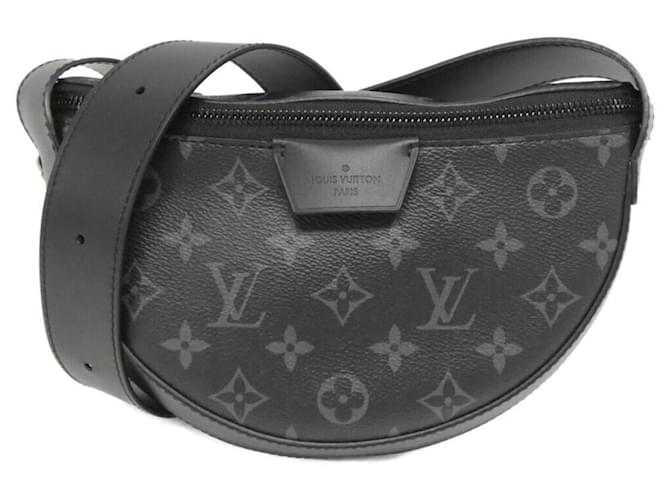 Louis Vuitton Monogram Eclipse LV Moon Crossbody Shoulder Bag Black Cloth  ref.1995148