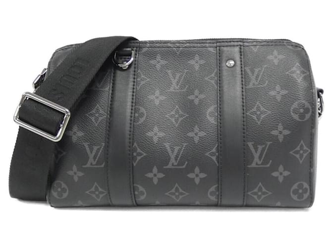 Louis Vuitton Monogram Eclipse Reverse City Keepall M45936 Shoulder Bag Black Grey Cloth  ref.1995194
