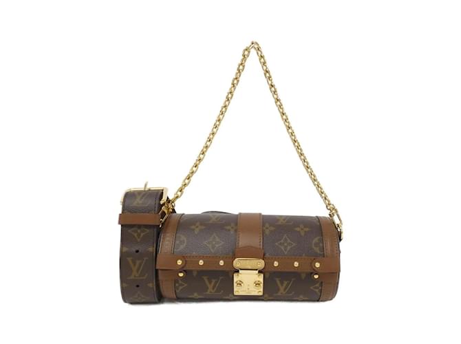 Louis Vuitton Monogram Papillon Trunk Shoulder Bag Brown Cloth  ref.1995248
