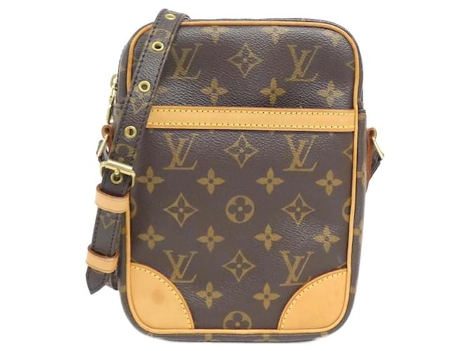 Louis Vuitton Monogram Danube Shoulder Bag Brown Cloth  ref.1995362