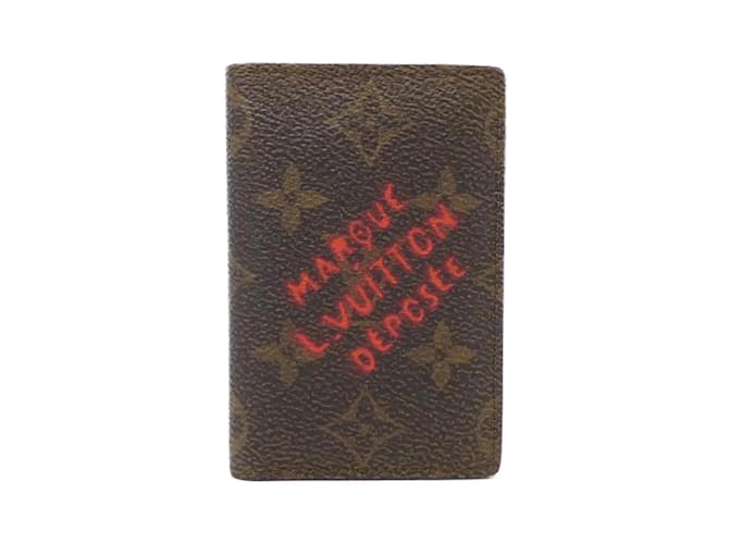 Louis Vuitton Monogram Dust Organizer De Poche M11631 Brown Cloth  ref.1995796