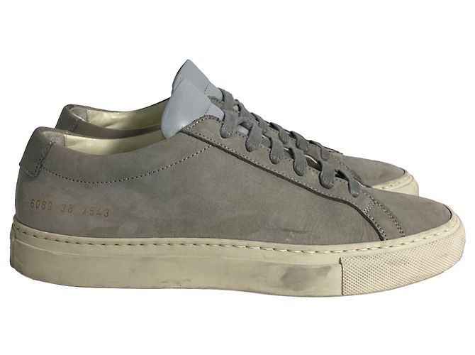 Autre Marque Tênis Achilles Low Common Projects em camurça cinza