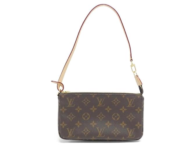 Pochete Acessório Monograma Louis Vuitton M40712 Marrom Lona  ref.1996212