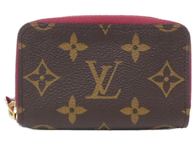 Louis Vuitton Monogram Multicart Business Card Holder Brown Fuschia Cloth  ref.1996269