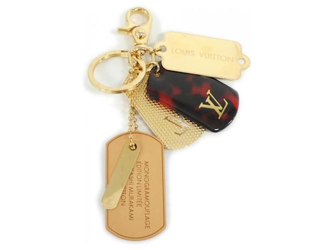 Louis Vuitton Monogrammed Bijoux Sac a M65635 Keyring Red Golden  ref.1996771