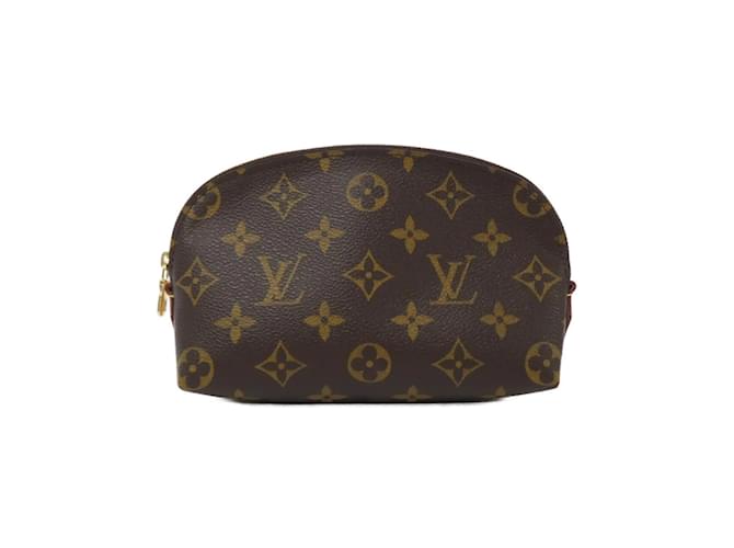 Louis Vuitton Monogram Pochette Cosmetic PM M47515 Pouch Brown Cloth  ref.1996791