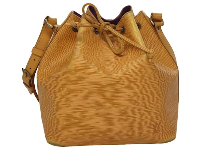 Noe Louis Vuitton Petit Noé Yellow Leather  ref.1997398