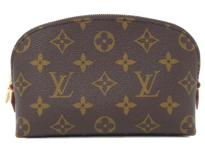 Louis Vuitton Monogram Pochette Cosmetic PM M47515 Pouch Brown Patent leather  ref.1997449