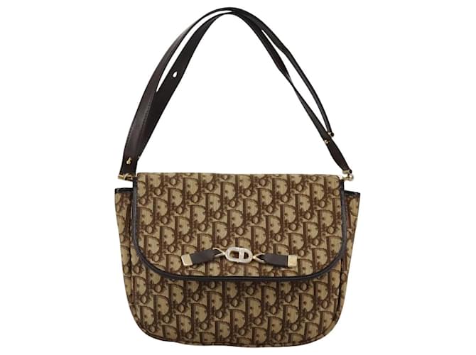 Dior Trotter Brown Cloth  ref.1997543