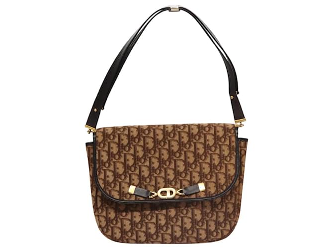 Dior Trotter Brown Cloth  ref.1997551