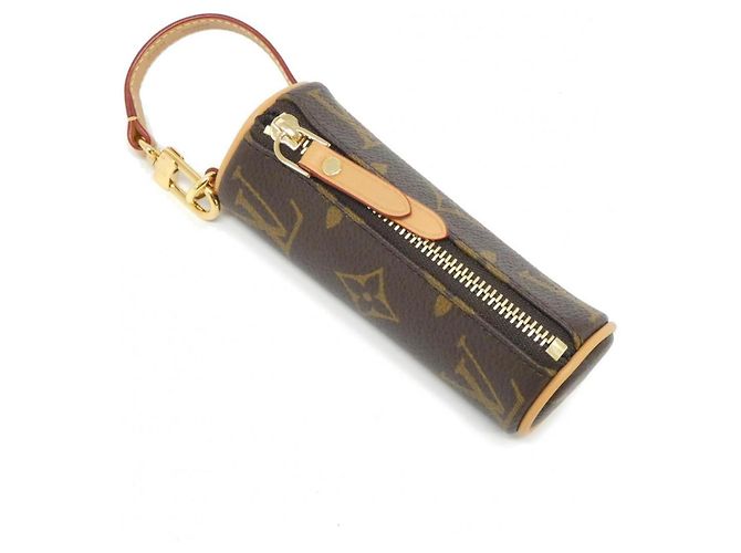 Charm per borsa Micro Papillon Monogram Louis Vuitton Marrone Monogramma