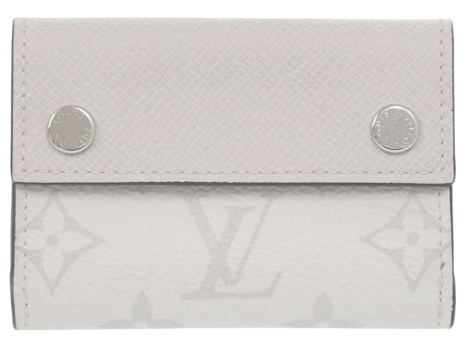 Louis Vuitton Taiga Rama Discovery Compact Wallet White Leather  ref.1998098