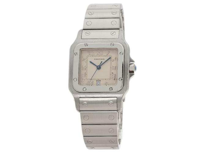 Cartier Santos Galbe LM Men's Wristwatch Cream  ref.1998146