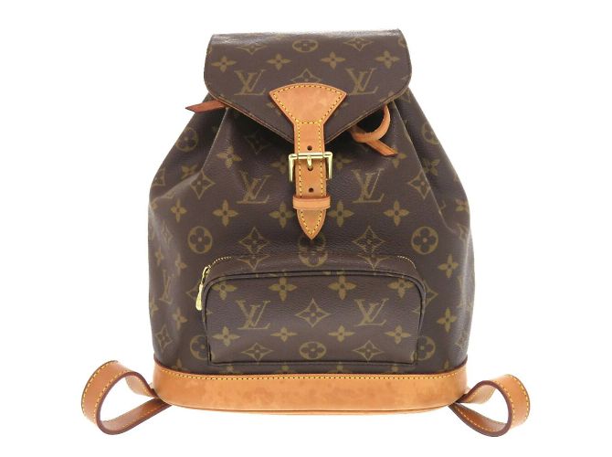 Louis Vuitton Montsouris MM Monogram Backpack Brown