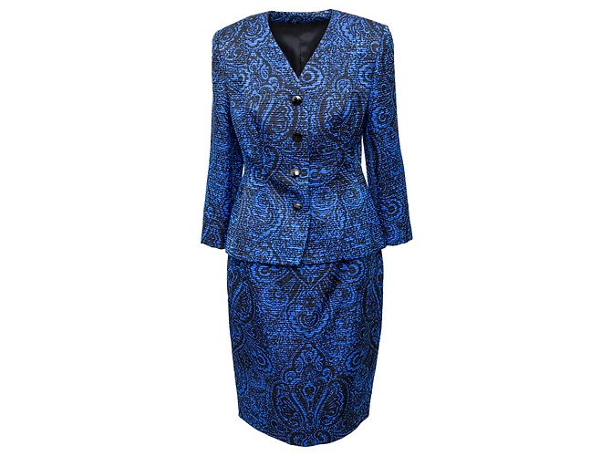 Autre Marque Conjunto Jacquard Colección Privada Azul