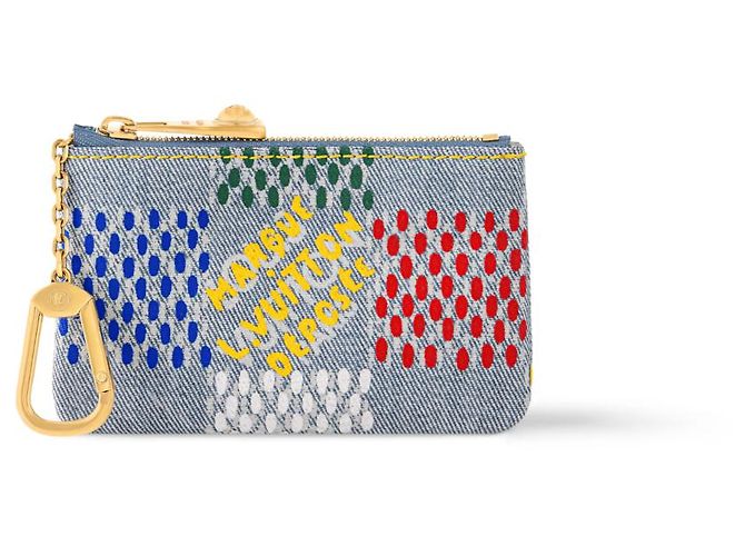Louis Vuitton LV Keypouch Damier denim new Blue