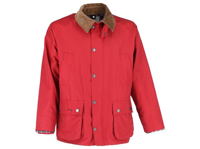 Barbour x Noah 60/40 Bedale-Jacke aus roter Baumwolle