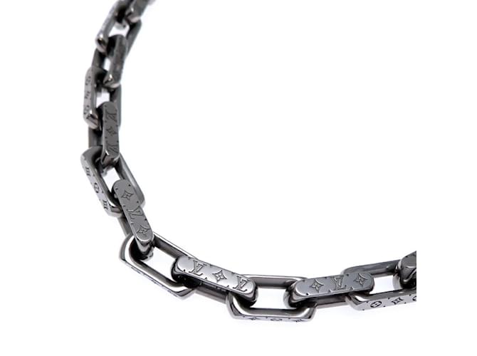 Louis Vuitton Chain Monogram Men's Necklace Metal  ref.1999693