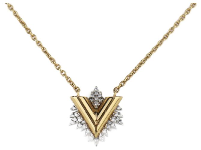 Collar Glory V de Louis Vuitton Plata Dorado