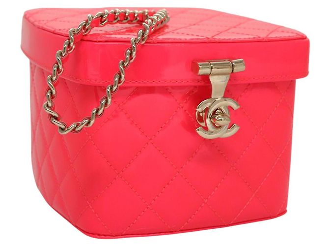 Neceser de Maquillaje CHANEL Vanity Esmalte Rosa CC Auth FF4627A