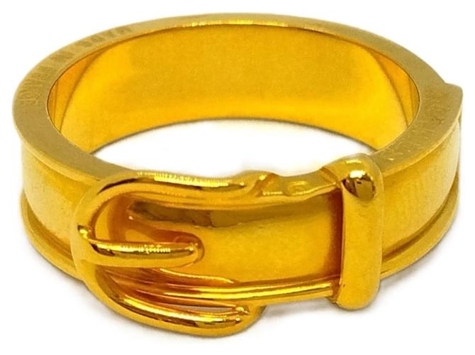 Anello per Sciarpa Hermès D'oro Metallo