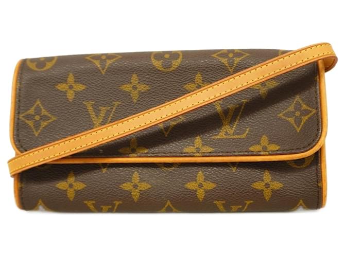 Louis Vuitton Twin Brown Cloth  ref.2000847