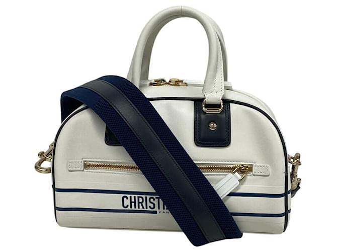 Dior Bowling White Leather  ref.2000915