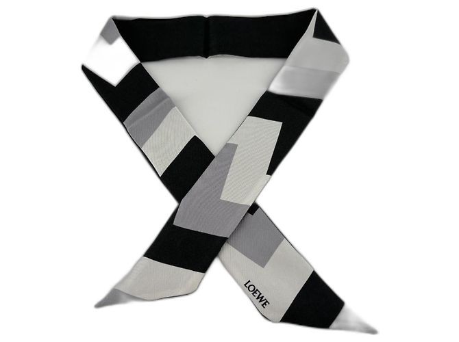 Sciarpa Twilly in seta Loewe Multicolore 