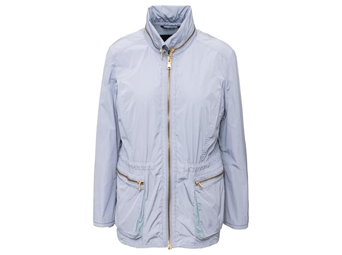 Autre Marque Les Copains Windbreaker Jacket Blue Polyester  ref.2001126