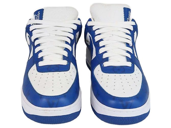 LOUIS VUITTON X NIKE Trainer T.EU Leder Weiß