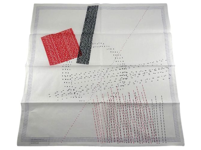 Loewe Square Cotton Scarf Multicolor Multiple colors