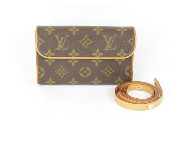 Louis Vuitton Florentine Marrom Lona  ref.2001879