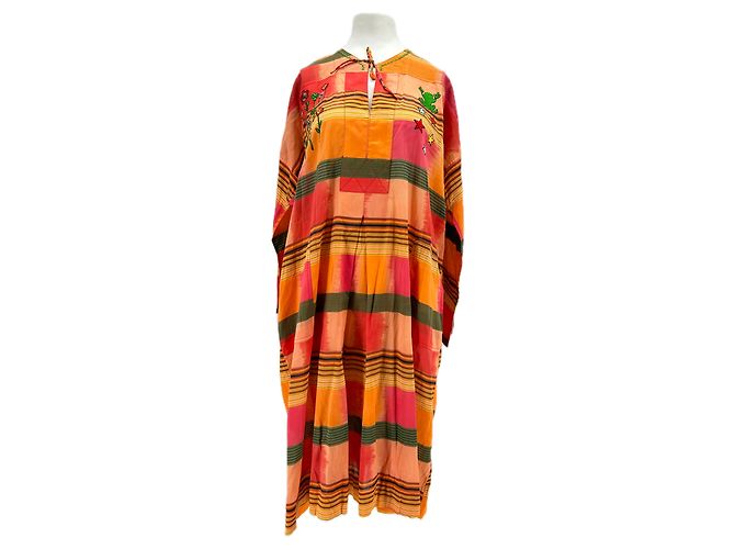 Autre Marque Vestido MONOKI T.International M Algodón Naranja