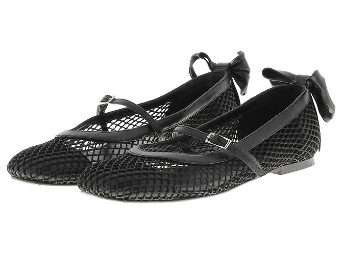 Autre Marque GIA BORGHINI Flats T.EU 40 Leather Black