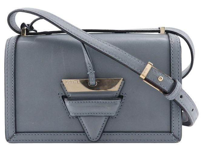 Bolso de Hombro Loewe Barcelona Azul claro