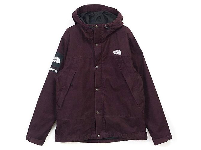 Supreme The North Face 2012AW Burgundy Mountain Shell Jacket Dark red