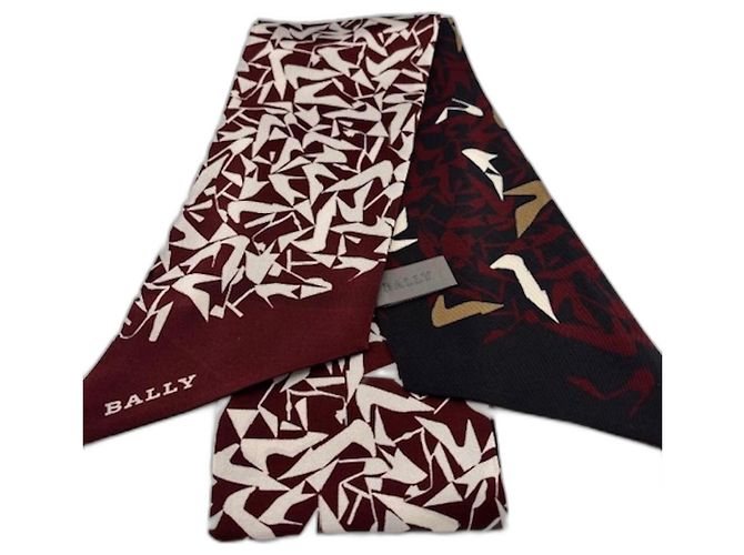 Bally Seiden Twilly Schal Mehrfarbig Mehrfarben