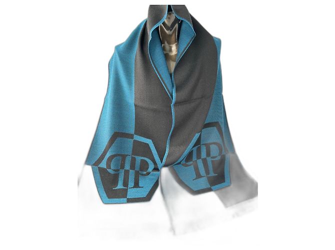 Chal de lana Philipp Plein Multicolor