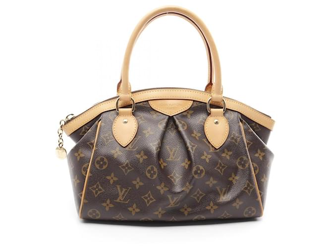 Louis Vuitton Tivoli PM Monogram Handbag M40143 Brown Cloth  ref.2004806